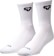 Tactics T-Logo Crew 6 Pack Sock - white