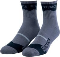 Tactics T-Logo Quarter Crew 6 Pack Sock - monochrome gray