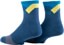 Tactics T-Logo Quarter Crew Sock - multi-blue - reverse